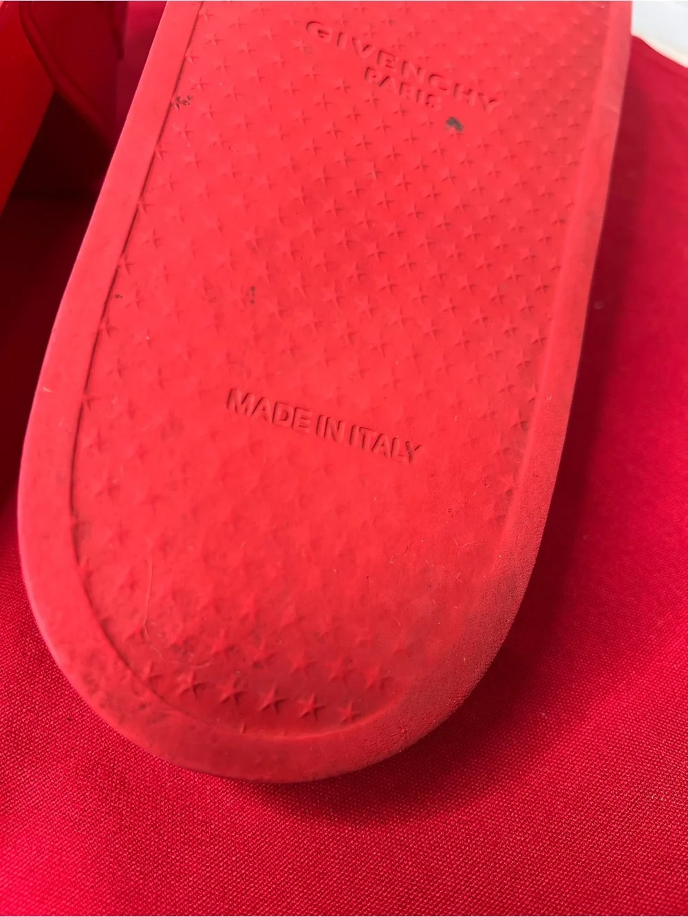 Givenchy Slide Sandals Red 11